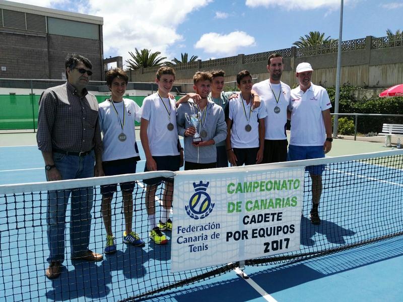 El RCNT, subcampeón de Canarias Cadete Masculino por equipos de tenis