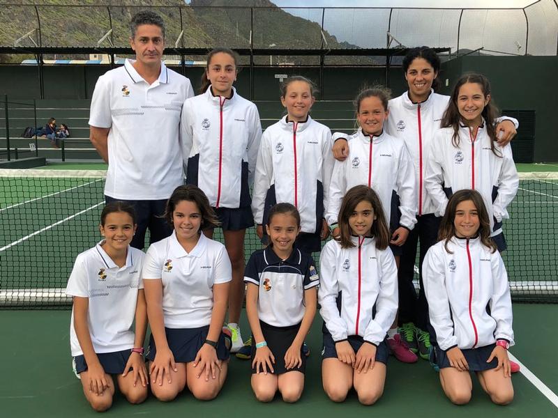 El RCNT se proclama campeón de Tenerife Alevín Femenino por Equipos de tenis